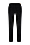 Black Relaxed Fit 5 Pocket Cotton Casual Velvet Trousers - 3