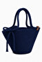 Lola Bow Detailed Straw Handbag Natural Weave Summer Beach, Daily Stylish Design Bag - 3
