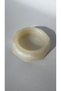 Shiny Pearlescent Ecru Colored Symmetrical and Geometric Shaped Ash Tray Handmade Epoxy Gift - 3