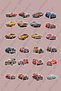 Vintage and Retro Cars Sticker Pack - 144 Pieces Scrapbook & Planner Labels - 2