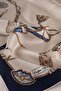 Call Icon Pattern Tivil Silk Scarf 14001-8 - 2