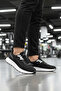 Black-White Lightweight Men's Mesh Sports Shoes Bst-654 m - 2