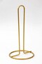 Gold Metal Vertical Paper Roll Towel Holder - 3