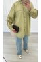 Molly Nelly Women's Gathered Sleeve Lined Voile Shirt - 2