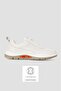 Men's White Genuine Leather Eva Sole Lace-Up Sneaker Shoes