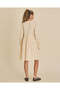Senior Girls White Floral Dobby Peter Pan Dress - 3