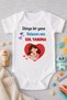 Hala Written Baby Bodysuit, the World Is My Companion, You Are My Companion, Written Baby Bodysuit.