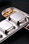 Stainless Steel Presentation Container with Compartments, Set of 3 – Sauce Bowl & Breakfast Snack Bowl |   Jam Bowl & Sauce Bowl Serving Set - 4