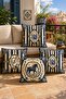 Artistic Horse and Flower Patterned 4-Piece Throw Pillow Cover Set - 2