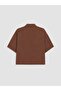 Lcw Vision Brown Modal Blended Women's Shirt - 7