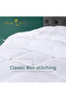 Ultra Soft Oversized Comforter 160x200cm Microfiber Duvet Insert with Virgin Hollowfiber Filling 7.5 Tog All Season Alternative Box Stitched Fluffy & Breathable - 3