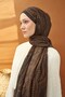 Riva Shawl Tencel Boston Fern Bitter Brown - 4