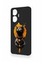Realme C55 Compatible Egyptian Cat God Patterned Silicone Case - 4