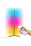DUSALA Remote Control RGB LED Corner Floor Lamp Multicolour
