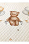 طقم بيكيه فردي مطبوع عليه قوس قزح ودب للأطفال والرضع مقاس 160 × 220 سم - 2