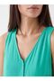 Lcw Everyday Green V-Neck Layered Dress - 3