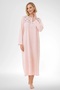 Women's Floral Patterned 4-Piece Large Size Long Sleeve Set Dressing Gown-Nightgown-Pajama Set 80% Cotton 20% Viscose - 5