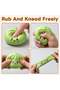 Dumpling Squishies Toy, Giant Glitter Dumpling, Colorful Steamed Bun Stress Balls Fidget Sensory Toy,Squeeze Dough Ball Stress Relief Hand Toys with Food Steamer Stretchy Desk Toys (Pink) - 2