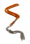 Certified Ore Invoice Signed Clamped Amber Silver Craftsmanship Illuminated Boxed Collectible Prayer Beads - 5