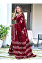 Maroon Pure Cotton Batik Print Saree - FFT7375 | Maroon
