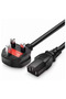 UK 3 Pin Power Cable 1.5M — BS1363 Fused Plug to IEC C13 — For Desktop PC, Monitor, Printer, TV, UPS, Server, Gaming Laptop Charger - 2