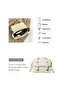 Women's Large Capacity Shoulder Bag, Ladies PU Leather Crossbody Bag Sling Bag Side Bag Carry Bag - 4