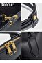 Women's Structured Shoulder Bag with Top Handle and Adjustable Strap Versatile Satchel with Comfortable Carry for Daily Use - 8