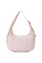 pink colour Shoulder Bag for Women Small Puffer Purses Crossbody Bag, Lightweight Fluffy Hobo Handbag Puffy Pouch