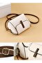 Women's PU Leather Shoulder Bag, Waterproof Crossbody Sling Bag, Korean Style Small Satchel - 4