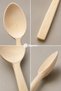 Set of 3 100% Natural Boxwood Wooden Spoons Handmade Wooden Dowry Mixing and Serving Spoons - 3