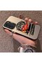 Samsung Galaxy S22 Compatible Hard Acrylic Back Silicone Edge Lens Protection Case - 3