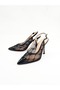 Women's Genuine Leather Shoes Black Patent Leather - 4