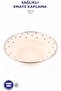 edl shop طبق سلطة المعكرونة المطلي بالمينا باللون الأسود مقاس 24 سم edl shop 1290799 - 2