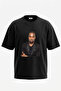 Kanye West_48 Design Printed Unisex Oversize Black Tshirt