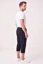 Men's Black Basic Capri - 2