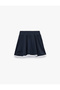 High Waist Comfortable Fit Interlock Ribbed Mini Sports Skirt with Shorts
