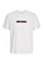 Men's White Jjmunk Tee Ss Crew Neck T-Shirt - 5