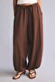 Balloon Fit Linen Blend Trousers I5038Ax26Hs - 4