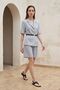 سترة MY FASHION ذات ياقة شال وحزام