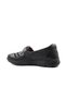 42666 Genuine Leather Black Women's Daily Mother Shoes - 4