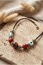 Handmade Glass Beaded Special Design Authentic Necklace - 3