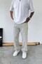 Premium Baggy Trousers with Stone Ripped Detail - 2