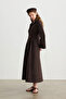 Aci Brown Belt Detailed Shirt Dress - 4