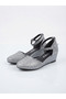 Modern Design Glitter Detailed Comfortable Women's Sandals with Wedge Heels
