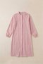 Light Pink 100% Cotton Muslin Fabric Zippered Long Hijab Women's Tunic - Compatible for Hajj, Umrah, and Daily Use - 7