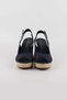 Women's Navy Blue Sandals-39 - Cream - 3