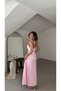 Sole Halter Yaka Maxi Elbise - 8