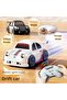 Mini Multi-Functional RC Dream Racing Car with Follow and Escape Mode, Remote Control Toy Vehicle with Obstacle Sensor, Ages 3+, White and Black - 2