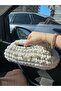 Mysey Handmade Knitted White Women's Clutch Bag - 2