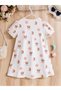 Girls Moon and Star Print T-Shirt Dress - 2